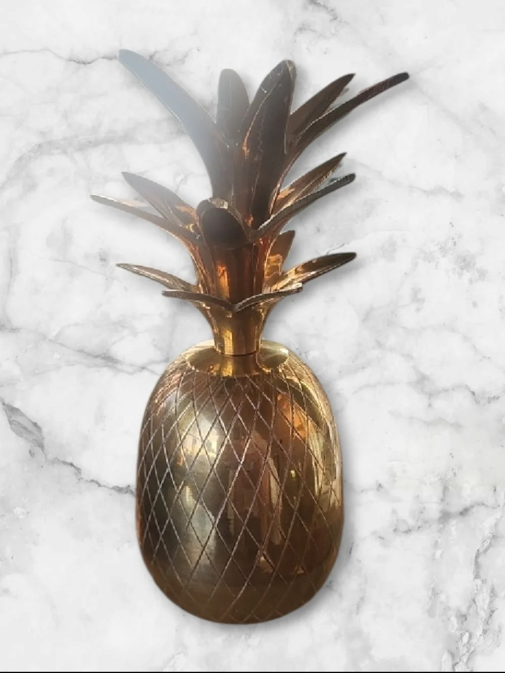 Kikkerland Brass Pineapple Decorative Accent - Brass Finish